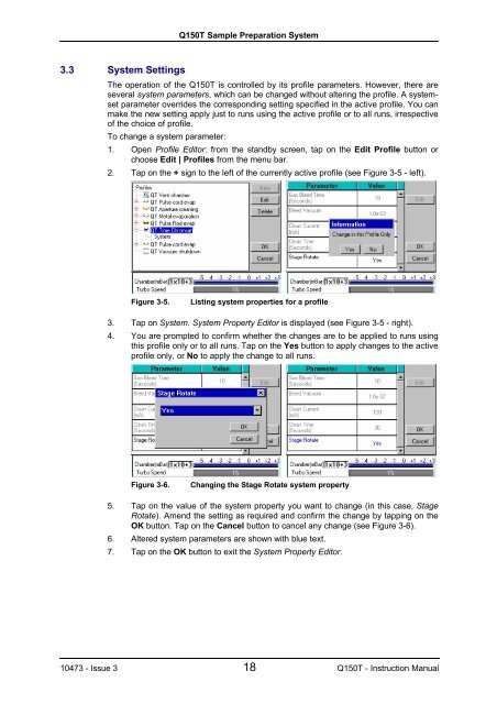 Q150T S/E/ES Sample Preparation System Instruction Manual