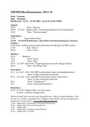 GEITHUSkonfirmantene 2011/12 - kirkene i modum
