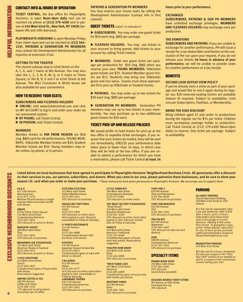 pdf version - Playwrights Horizons