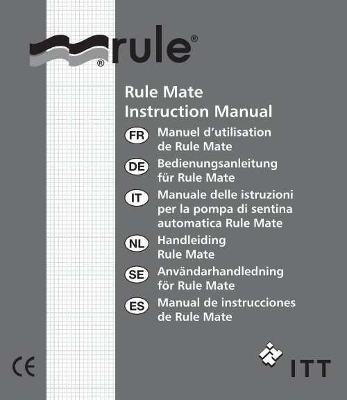 Rule Mate Instruction Manual - Seatronic