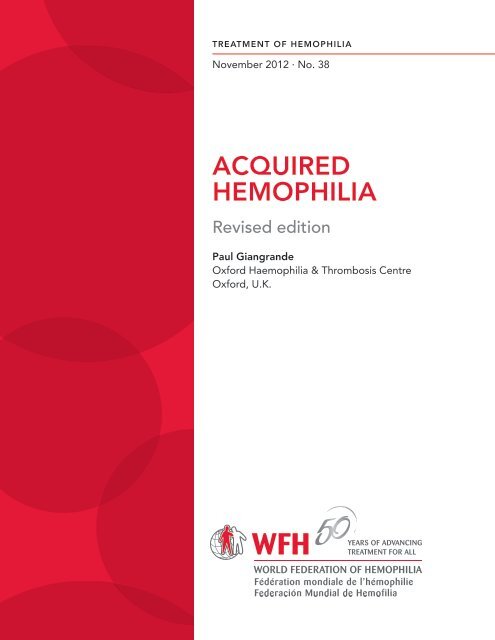 ACQUIRED HEMOPHILIA - World Federation of Hemophilia