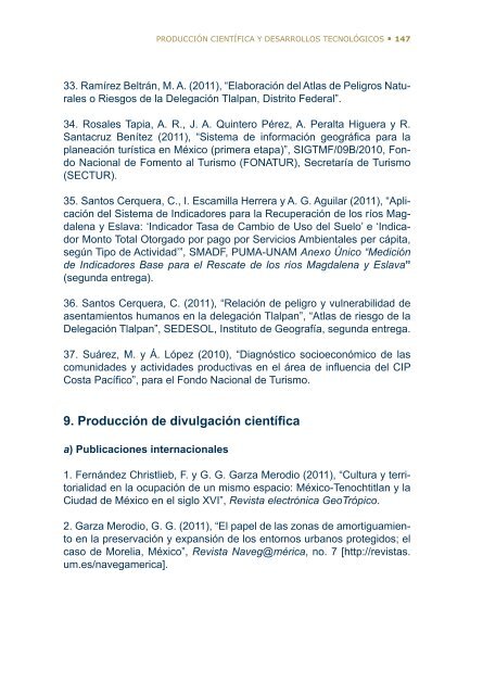 4Â°. Informe de Actividades - Instituto de GeografÃ­a - UNAM