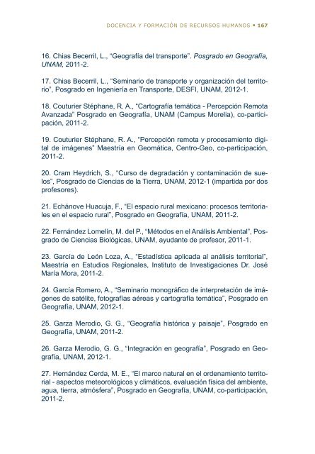 4Â°. Informe de Actividades - Instituto de GeografÃ­a - UNAM