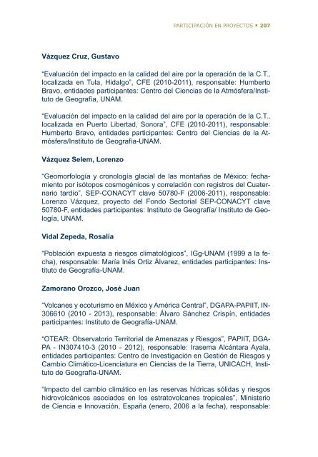 4Â°. Informe de Actividades - Instituto de GeografÃ­a - UNAM