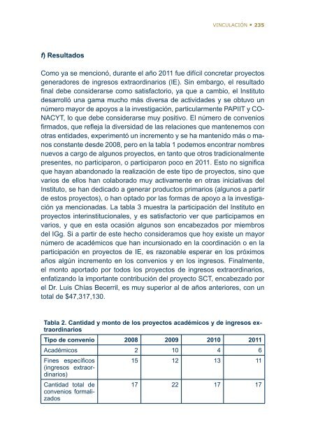 4Â°. Informe de Actividades - Instituto de GeografÃ­a - UNAM