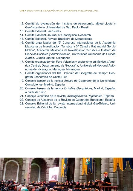 4Â°. Informe de Actividades - Instituto de GeografÃ­a - UNAM