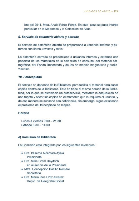 4Â°. Informe de Actividades - Instituto de GeografÃ­a - UNAM