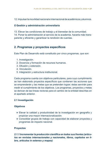 4Â°. Informe de Actividades - Instituto de GeografÃ­a - UNAM