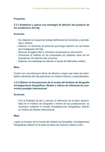 4Â°. Informe de Actividades - Instituto de GeografÃ­a - UNAM