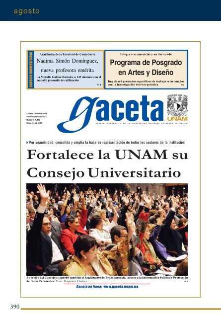 4Â°. Informe de Actividades - Instituto de GeografÃ­a - UNAM