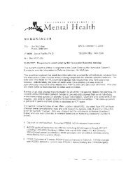 Dr. Padilla DMH Memorandum on Recidivism - Defense for SVP