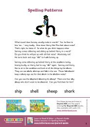 Spelling Patterns - Letterland