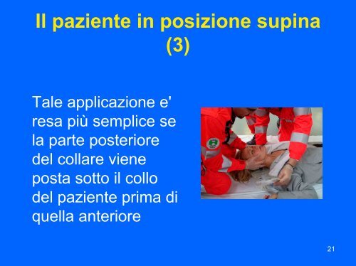 Il collare cervicale