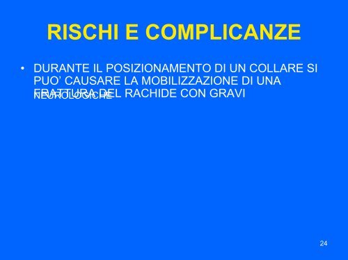 Il collare cervicale