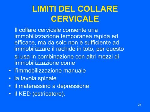 Il collare cervicale