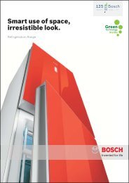 FRIDGE CATALOGUE 2011-2 - Bosch