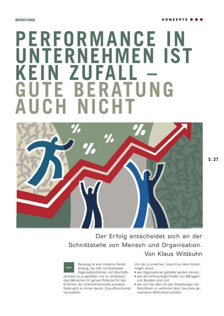 PERFORMANCE IN UNTERNEHMEN IST KEIN ZUFALL – GUTE ...