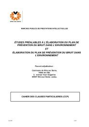 Cahier des charges Vitry - Bruitparif