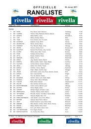 Rivella Family Contest 2011 - Schneesportclub Madrisa Klosters