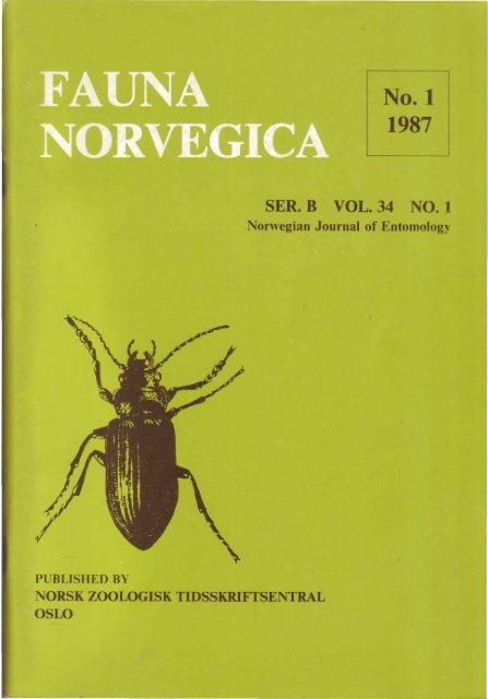 Full-text - Norsk entomologisk forening