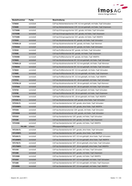 Informationsblatt - imos