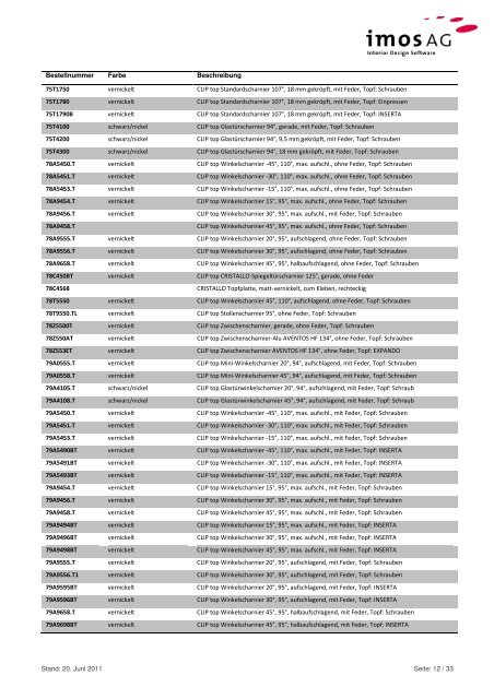 Informationsblatt - imos