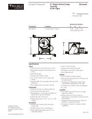 Spec Sheet - Progress Lighting