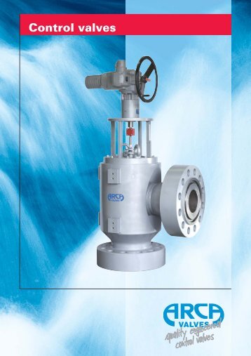 Control valves - Von Rohr ARCA BV