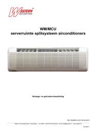 Platte tekst met foto's t - Western Airconditioning BV