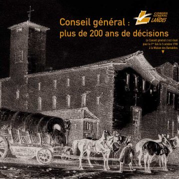 conseil general : plus de 200 ans de decisions - Conseil général ...