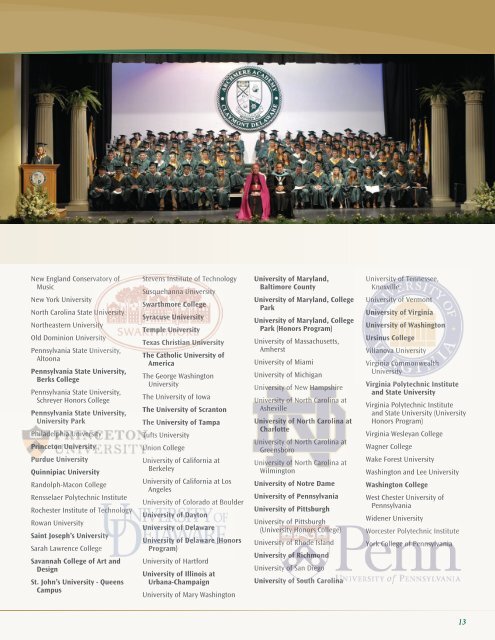 Fall 2012 Issue - Archmere Academy