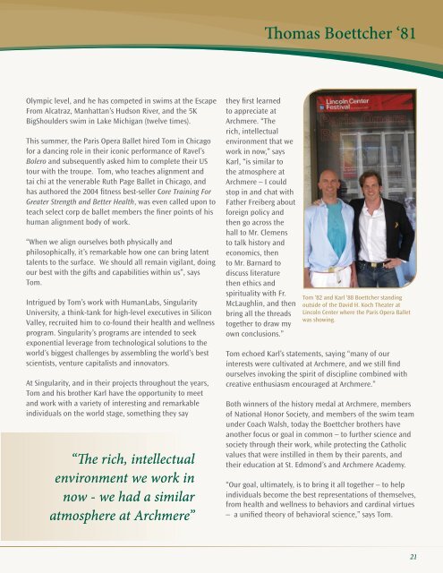 Fall 2012 Issue - Archmere Academy