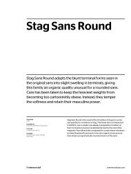 Stag Sans Round family - Commercial Type