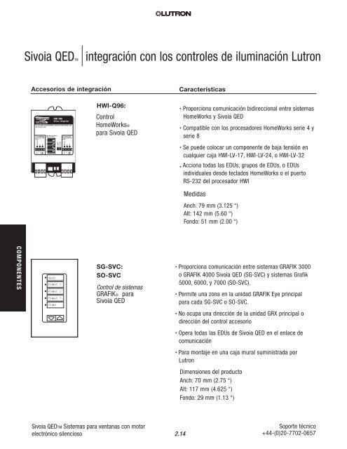 Guia de referencia tÃ©cnica - Lutron