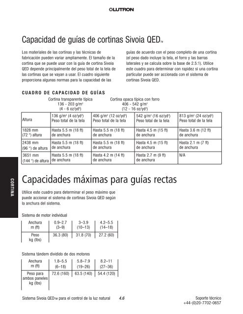 Guia de referencia tÃ©cnica - Lutron