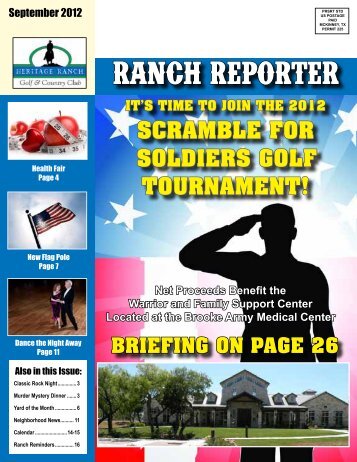 brIefIng on page 26 - Heritage Ranch