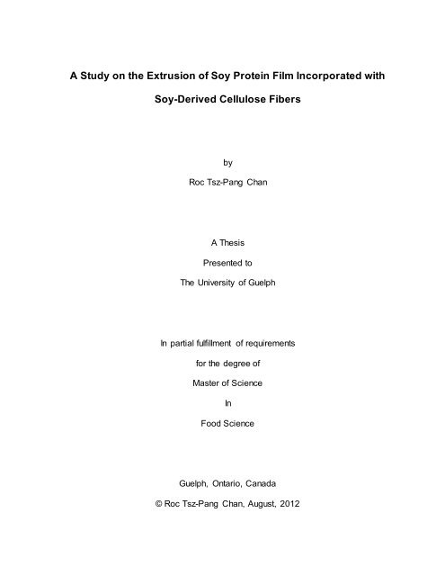 THESIS - ROC CH ... - FINAL - resubmission.pdf - University of Guelph