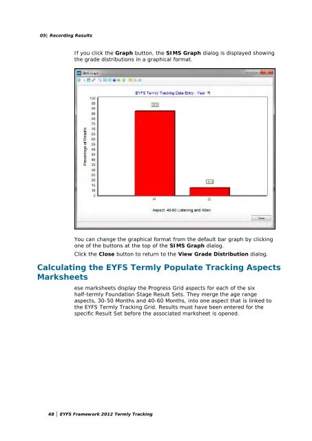 EYFS Framework 2012 Termly Tracking PDF - EiS Kent