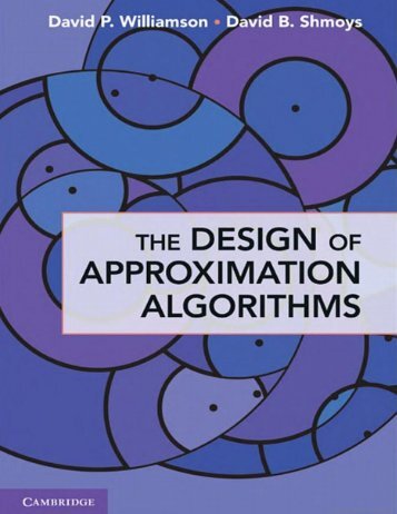 Design of Approximation Algorithms