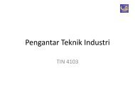Pertemuan 2 (PTI) - Industrial Engineering