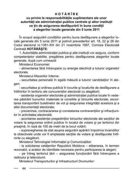 electorala 2011.pdf - Comisia ElectoralÄ CentralÄ