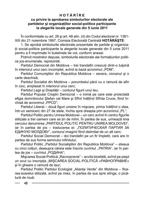 electorala 2011.pdf - Comisia ElectoralÄ CentralÄ