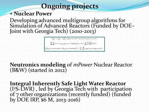 Virginia Tech Nuclear Engineering Program , VT-NEP