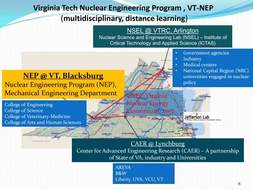 Virginia Tech Nuclear Engineering Program , VT-NEP