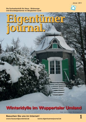 Winteridylle im Wuppertaler Umland - Eigentümerjournal