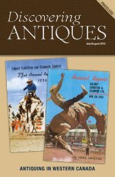 July/Aug 2013 - DiscoveringANTIQUES.com