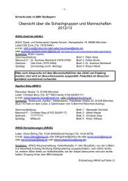 Mannschaften 2012/2013 (PDF) - Schachrunde