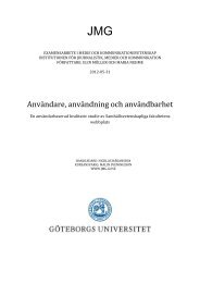 AnvÃ¤ndare, anvÃ¤ndning och anvÃ¤ndbarhet - GÃ¶teborgs universitet