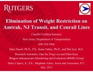 Elimination of Weight Restriction on Amtrak, NJ Transit, and Conrail ...