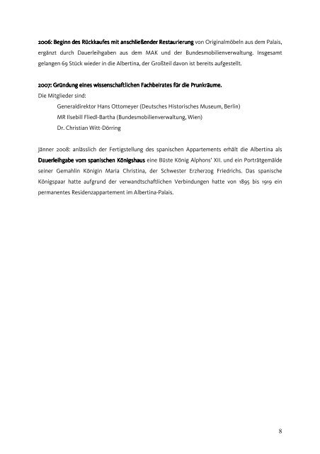 Press Release (Language: German) - Albertina
